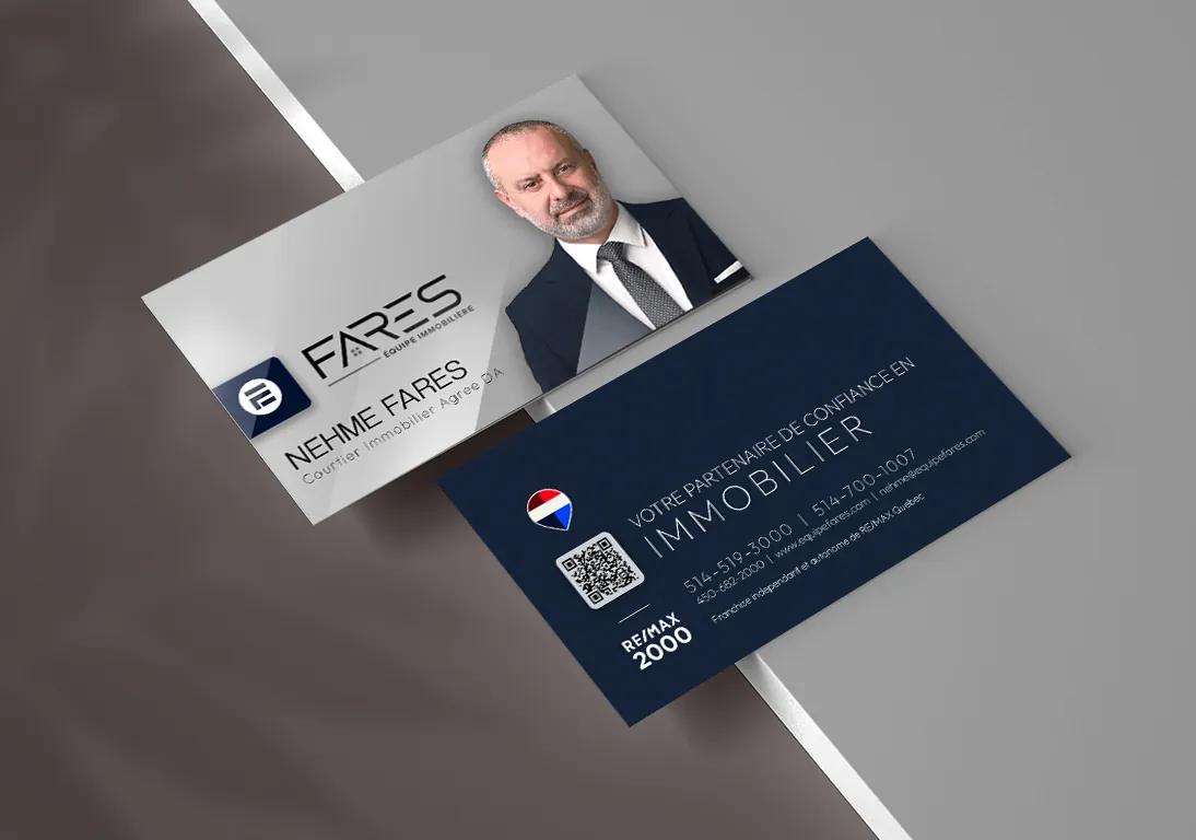 Equipe Farès business card